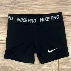Nike Pro Girl’s Black Bike Shorts